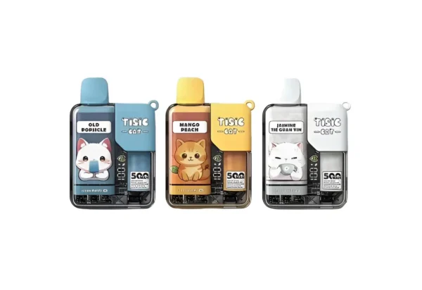 12000口电子烟 TISIC貓 12000 Puffs 貓咪拋棄式電子煙 一次性主機