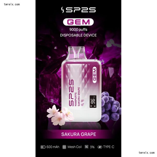 17344213368325 全新上市 SP2S 9000 PUFFS 思博睿一次性拋棄式電子煙