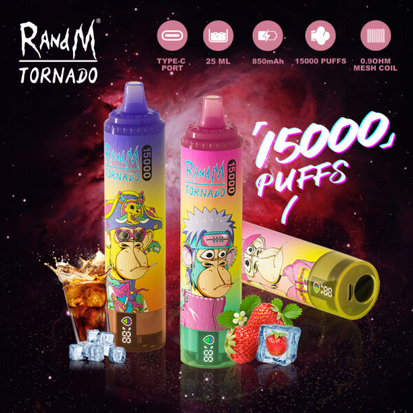 Fumot-Randm-Tornado-15000-Puffs 拋棄式電子煙 FUMOT RandM 15000 Puffs 歐美爆款