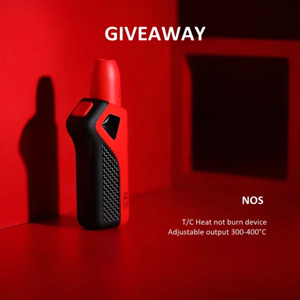 NOSSMOKE-紅色主機 NOSSMOKE NOS 加熱煙機 通用IQOS3.0版本 自主調節溫度 台灣電子菸批發