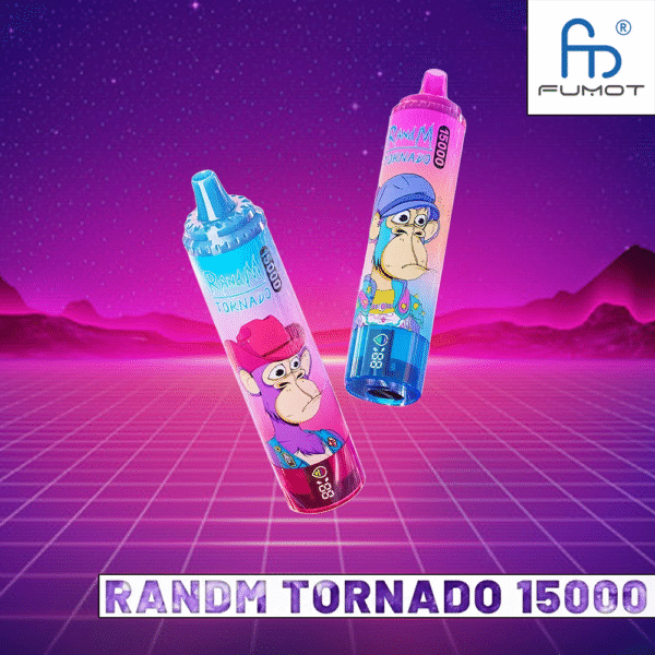 Randm_Tornado_15000Puffs 拋棄式電子煙 FUMOT RandM 15000 Puffs 歐美爆款