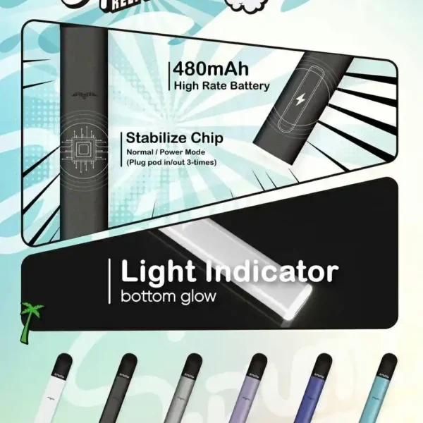 SPUMY冰熊5代主機 SPUMY主機/新冰熊五代煙桿/思邦迷霧化桿/通用4代5代煙彈/台灣現貨