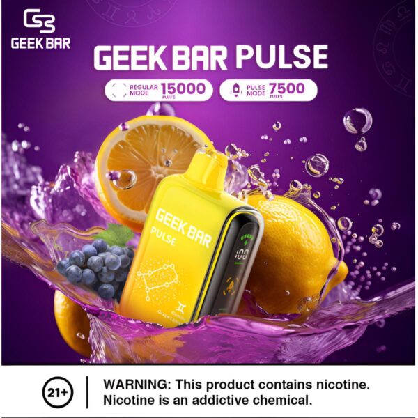 goods_sub_thumb_1197_600_600 Geek Bar Pulse 15000 Puffs 拋棄式電子煙 歐美爆款