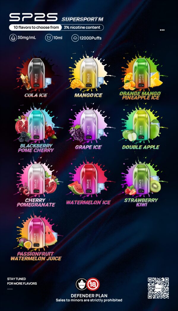 合集-1-scaled-1 SP2S 9000 PUFFS | 3%尼古丁 | 拋棄式電子煙 | 澳洲版 台灣現貨
