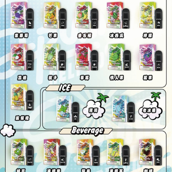 微信图片_20240620162344 SPUMY冰熊5代煙彈/3%尼古丁濃度/多種口味可選 | 3顆裝