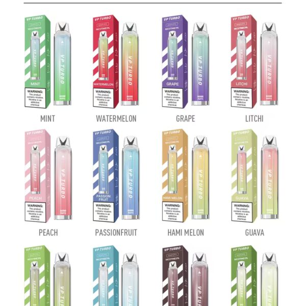 拋棄式電子煙-1 VP Turbo 6000 Puffs 拋棄式電子煙 一次性霧化桿