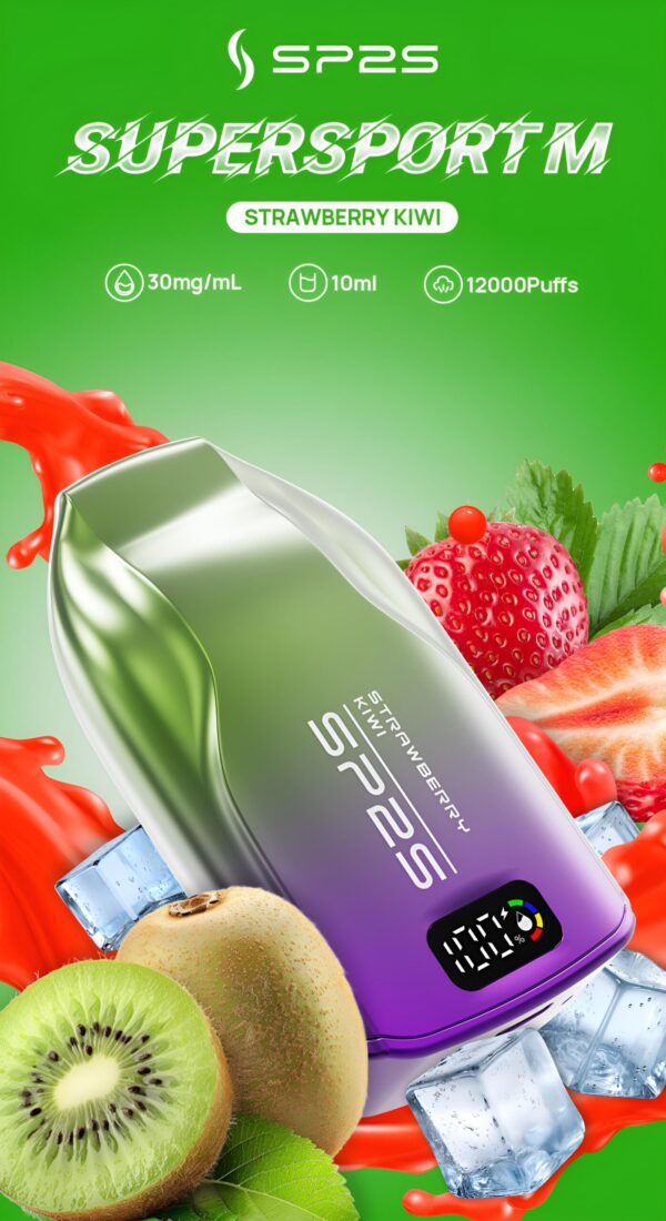 草莓奇异果-scaled-1 SP2S 9000 PUFFS | 3%尼古丁 | 拋棄式電子煙 | 澳洲版 台灣現貨