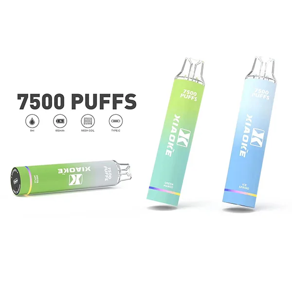 20250605063023-6841397fe285f.webp 【17種口味選擇】XiaoKe拋棄式電子煙 8ml 梟客一次性 7500口
