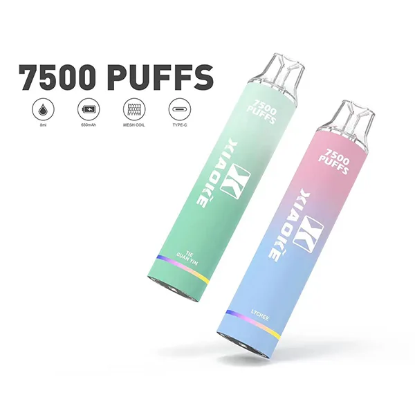 20250605063024-684139801b051.webp 【17種口味選擇】XiaoKe拋棄式電子煙 8ml 梟客一次性 7500口