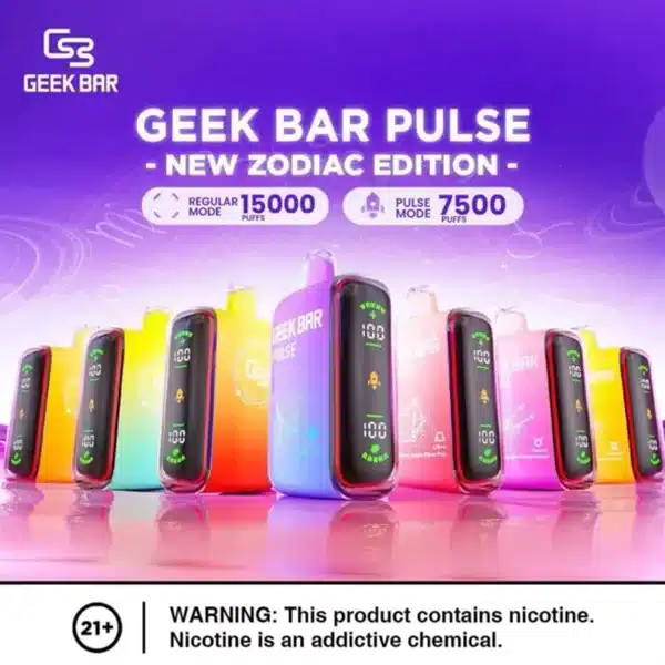 20250605063028-684139844f39b.webp 【18種口味】Geek Bar Pulse Vape一次性電子煙 小火箭雙模式 16ml大容量