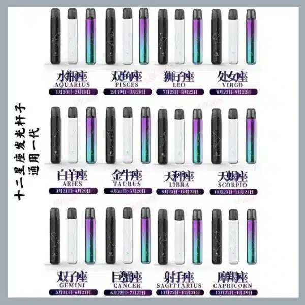 20250605075537-68414d792385b.webp 【12星座可選】 Saico炫刻系列主機煙桿 通用1代 #台灣現貨