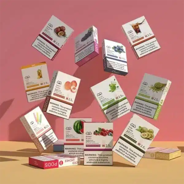 20250605091130-68415f42026a4.webp 【34款可選】LANA電子煙煙彈 2.5ml*3Pods 通用一代 #現貨速達