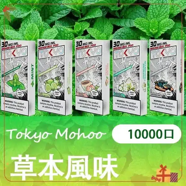 20250605094640-68416780889e3.webp Tokyo Mohoo Pod 東京魔盒煙彈30ml (10000口) 超長續航 百變風味